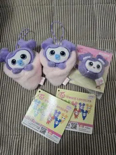 TWICE LOVELYS おくるみマスコット　ぬいぐるみヘアピン サナ