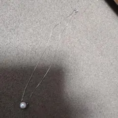 一粒パールネックレス
