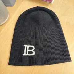 BALMAIN ブラック ニット帽 BALMAIN(バルマン) ニットキャップ・ビーニー(メンズ) - ブランド通販