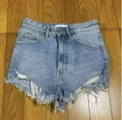 ZARAデニム ショート パンツ ザラ ショーパン