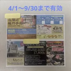 太閤の湯　優待チケット 有馬温泉