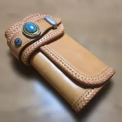 GODANEウォレット、ターコイズ装飾