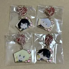 刀剣乱舞 とうらぶ 御伴散歩 メタルチャーム 4個セット