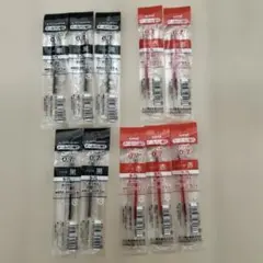 ボールペン替え芯（0.7mm）　黒5本＋赤5本