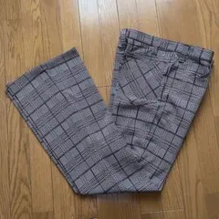 アシュワース スリムフィット グレー系チェックパンツ88 アシュワース スリムフィット グレー系チェックパンツ88 - メルカリ