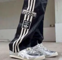 U157 Sサイズ　アディダス　アディブレイクパンツ　サテン　ルーズフィット