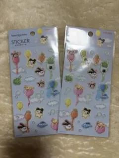 たまごっち　キラふわシール　ステッカー　シール　2枚セット　まめっち