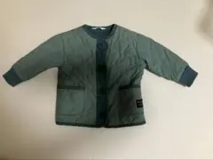 SIMPLE FREE キルティングアウター 90サイズ グリーン
