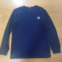 トミーヒルフィガー 122 モノグラムストラクチャー 長袖 ネイビー