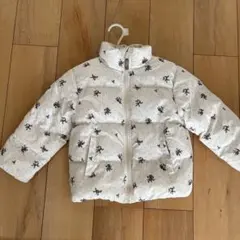 【petit main 】花柄ダウンコート　110