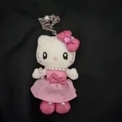 ハローキティ/サンリオ/ぬいぐるみ/キーホルダー/いちご/2008年/ピンク