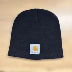 Carhartt ブラックニット帽 ビーニー