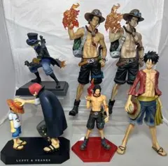 ONE PIECE MSP フィギュア ルフィ エース シャンクス サボ 4体 - メルカリ