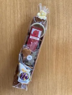 お香 セット ローズ・ラベンダー 香皿付き