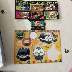 ヒロアカ ちいかわ 最強ジャンプ 付録 クリアシート ネームステッカー