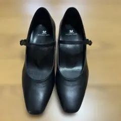 ワコール　サクセスウォーク　パンプス　ハイヒール　本革　黒　日本製　21.5EE