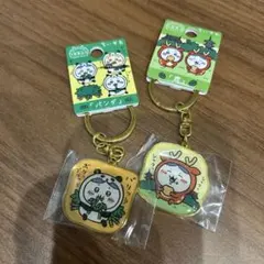치이카와 하치와레 ご当地 ダイカットキーホルダー 和歌山パンダ 奈良鹿
