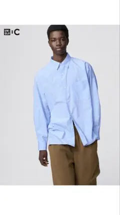 UNIQLO:C　ブロードオーバーサイズシャツ