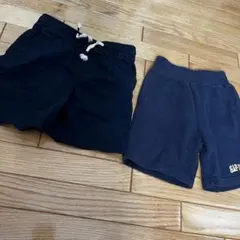 GAP kids ハーフパンツ　スウェットパンツ　半ズボン　ネイビー　100