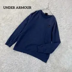 Under Armor Sweatshirt Sweatshirt Navy Brushed Lining Simple L