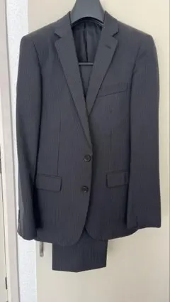 UNITED ARROWS スーツセットアップ　ピンストライプ　チャコールグレー