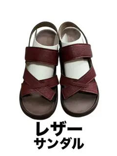 ウィメンズ サンダル レザー シューズ  24.5cm