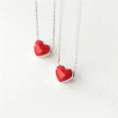 【送料込新品　匿名　複数購入割引有】高見え　インポート　プチハートペンダント