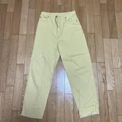 セレクトモカ　イエロー デニムパンツ Mサイズのサムネイル