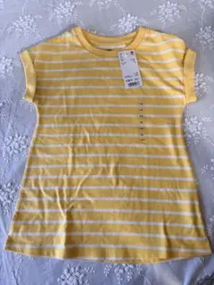 新品！未使用！　UNIQLO KIDS ボーダーチュニックのサムネイル