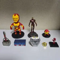 マーベル フィギュア セット アイアンマン ムジョルニア ナノガントレット