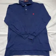 CHAPS Ralph Lauren 長袖ポロシャツ　ネイビー　Lサイズ
