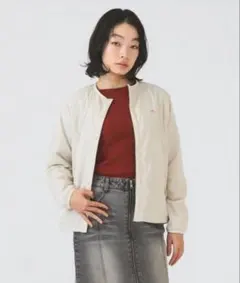 新品タグ付き　ダントン　アイボリー インサレーションジャケット