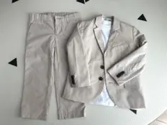 h&m 男の子キッズ　セットアップ　お呼ばれジャケット+ズボン　　95-100
