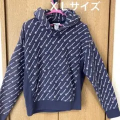 チャンピオン パーカー リバースウィーブ 刺繍ロゴ 総柄 ＸＬサイズ