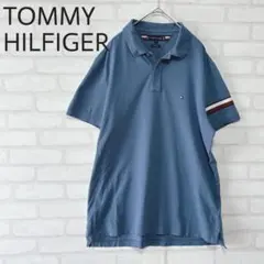 TOMMY HILFIGERトミーヒルフィガー 半袖 ポロシャツ　ロゴ刺繍