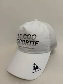 【le coq sportif】ホワイト キャップ スポーツ　ゴルフ