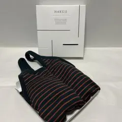 新品 HAKUJI ハクジ コットン リブ タンクトップ カップ付