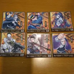 ららぽーと×ゴールデンカムイ コラボステッカー6種全種 2026年