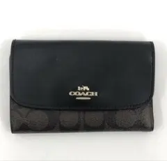 美品 COACH 三つ折り財布 レディース 中古品