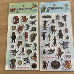 大人気！AIモンスター　ぷっくりシール2枚セット⑨