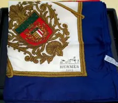 1270 HERMES エルメス カレ90 黄金の騎士 スカーフ - メルカリ