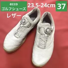 372番 美品ECCOゴルフシューズ 37 23.5cmスパイクレスゴアテックス 433番 美品ECCO ゴルフシューズ37 23.5cmスパイクレスゴアテックス