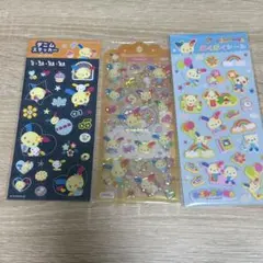 ウサハナ デニムステッカー ドロップジェリーシール　サンリオ　ぷくぷくシール