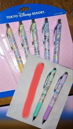 ディズニーリゾート ENERGEL 4色ボールペン ダッフィー ジュビリー