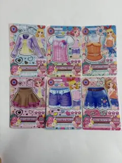 アイカツカード キュート 6枚3セット売り 星宮いちご 北大路さくら 姫里マリア