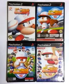 実況パワフルプロ野球 7 10 12 13（パワプロ）ps2　4本セット