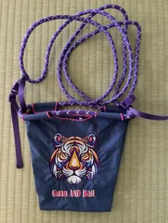Guan AND Ball トラ刺繍エコバッグ