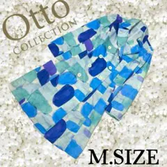 664〚Otto COLLECTION〛 スプリングコート ブルー系 Mサイズ