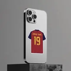 ラミン・ヤマル　スペイン代表　ユニフォーム風ステッカー