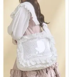 merry jenny frill frillぬい活バック ピンク